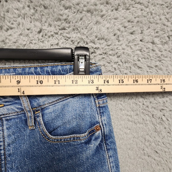 Old Navy Jeans Womens 4 (26x31) Blue Kicker Boot-Cut Extra High-Rise Secret Slim - Picture 9 of 12